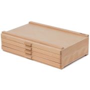 Органайзер Pinax для пастели и карандашей 4 лотка бук