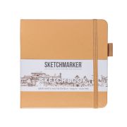 Блокнот для зарисовок Sketchmarker 12х12 140г 80л Капучино