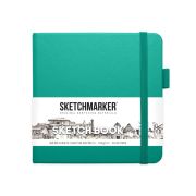 Блокнот для зарисовок Sketchmarker 20х20 140г 80л Изумрудный