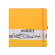 Блокнот для зарисовок Sketchmarker 20х20 140г 80л Оранжевый