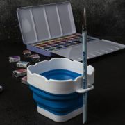 Стакан для воды складной Белые ночи d=9,8см h=8 см синий