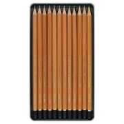 Набор карандашей ч/г Koh-I-Noor Art 8В-2Н 12шт мет