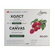Холст на МДФ 40х50 лён/хл Ладога 280г прозр.акрил. грунт