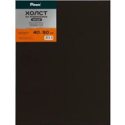 Холст на подрамн. черный грунт 40х50 хл.100% Pinax 380г