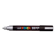 Маркер POSCA PC-5M-26, серебряный 1.8-2.5мм