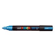Маркер POSCA PC-5M-M33, синий металлик 1.8-2.5мм