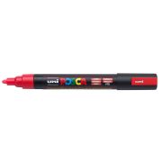 Маркер POSCA PC-5M-F15, красный ФЦ 1.8-2.5мм
