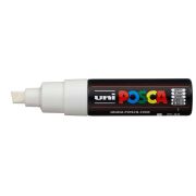 Маркер POSCA PC-8K-1, белый 8мм