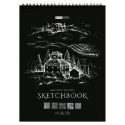 Скетчбук для графики ArtSpace «Black line. House» А5 120г 20л