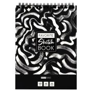 Скетчбук для графики ArtSpace «Black line. Strokes» А5 40л 120г