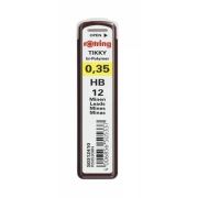 Грифели для механич. карандаша 0,35 HB Rotring 12шт