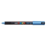 Маркер POSCA PC-1MR-, синий металлик 0.7мм