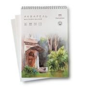 Альбом для акварели «Июльский полдень» Белый А4 400г/м2 100%хл 12л