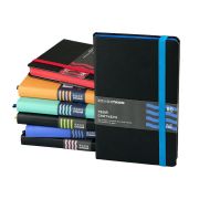 Блокнот для зарисовок Стихия 13х21см 140г 80л черный синий срез