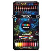 Набор карандашей цветных POSCA в пластиковом пенале 36цв