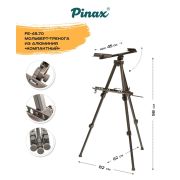 Мольберт Pinax Тренога акварельный с чехлом алюминий черный