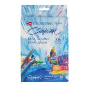 Набор аквар.карандашей ЗХК НП «Сонет» 36цв. карт.кор.