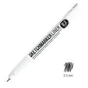 Ручка капиллярная (линер) SKETCHMARKER 0.3мм черный