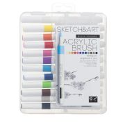 Набор маркеров-кистей акриловых Sketch&Art 12цв