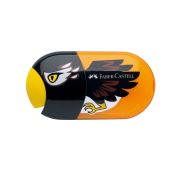 Точилка пластиковая Faber-Castell Dual Sharpener with Erazer-Eagl