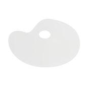 Палитра из белого оргстекла Vista-Artista 21х31см овальная