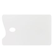 Палитра из белого оргстекла Vista-Artista 25х40см прямоугольная