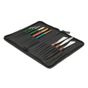 Пенал для кистей Pinax на короткой ручке 21отд. черный