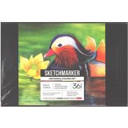 Набор акварельных карандашей Sketchmarker «Универсальный» 36цв металл