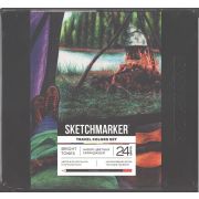 Набор цветных карандашей Sketchmarker «Путешествия» 24цв металл