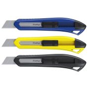 Нож канцелярский 18мм Berlingo «Razzor 100» push-lock