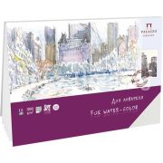 Планшет для акварели «Нью-Йорк» 18x24 300г 12л