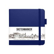 Блокнот для зарисовок Sketchmarker 12х12 140г 80л Королевский синий