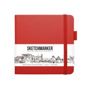 Блокнот для зарисовок Sketchmarker 12х12 140г 80л Красный