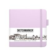 Блокнот для зарисовок Sketchmarker 12х12 140г 80л Фиолетовый пастельный