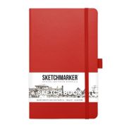 Блокнот для зарисовок Sketchmarker 9х14 140г 80л Красный